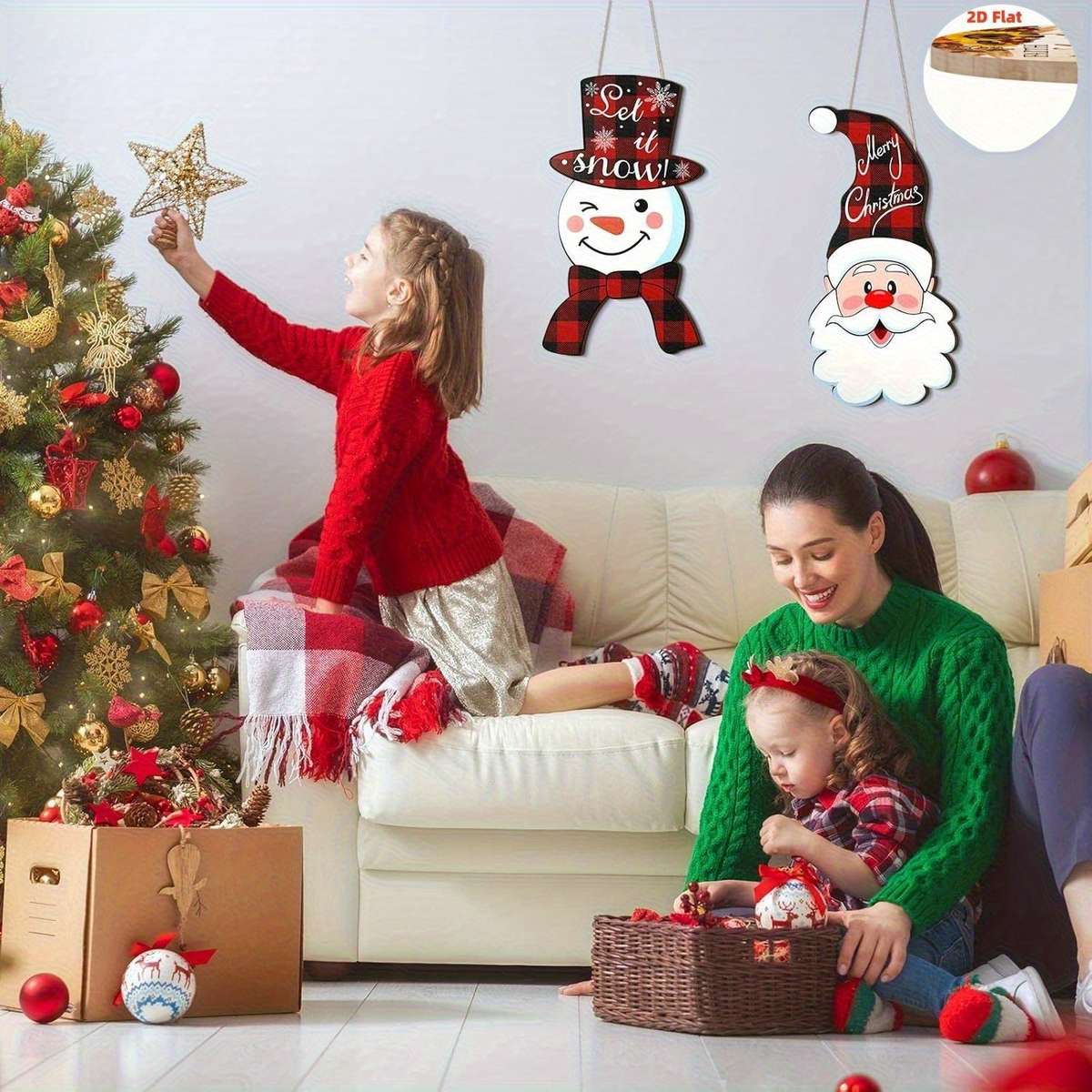 Christmas Decorations Quantity 2Pcs