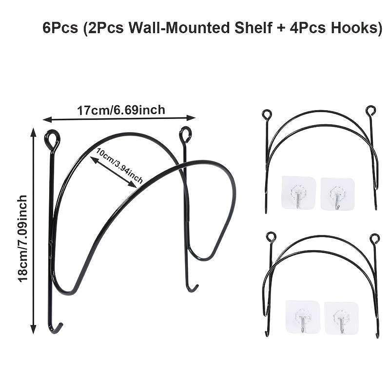 Bathroom Storage Rack Quantity 6 Pieces