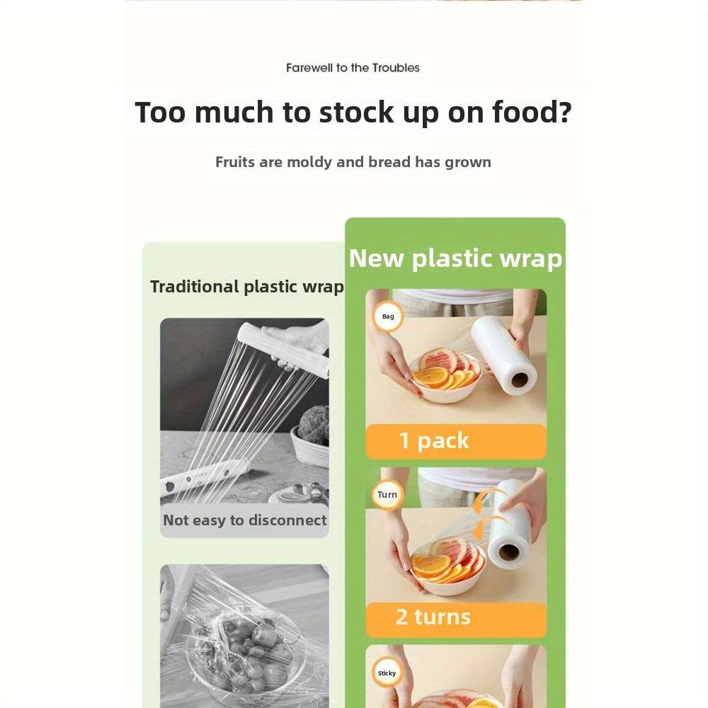 Plastic Wrap Model 20Cm Wide*220 Sheets1 Roll