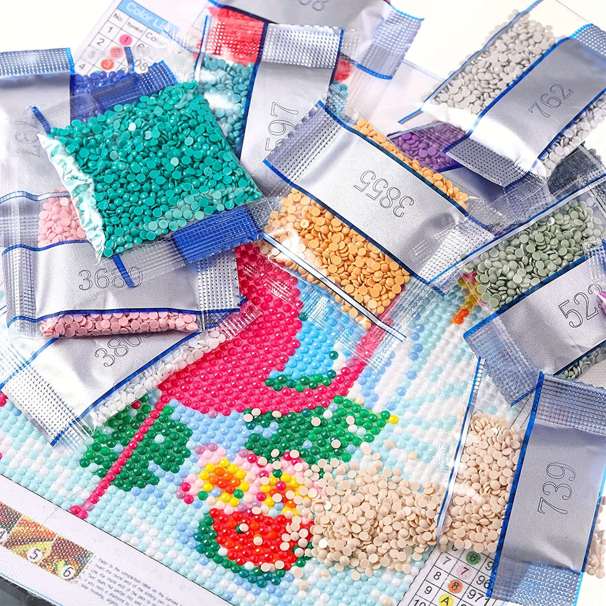 Perler Bead Set 60 Colors  30688 Particles
