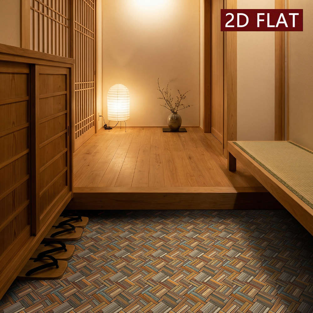 Self Adhesive Floor Stickers 7.87X7.87Inch 20X20Cm 10Pcs