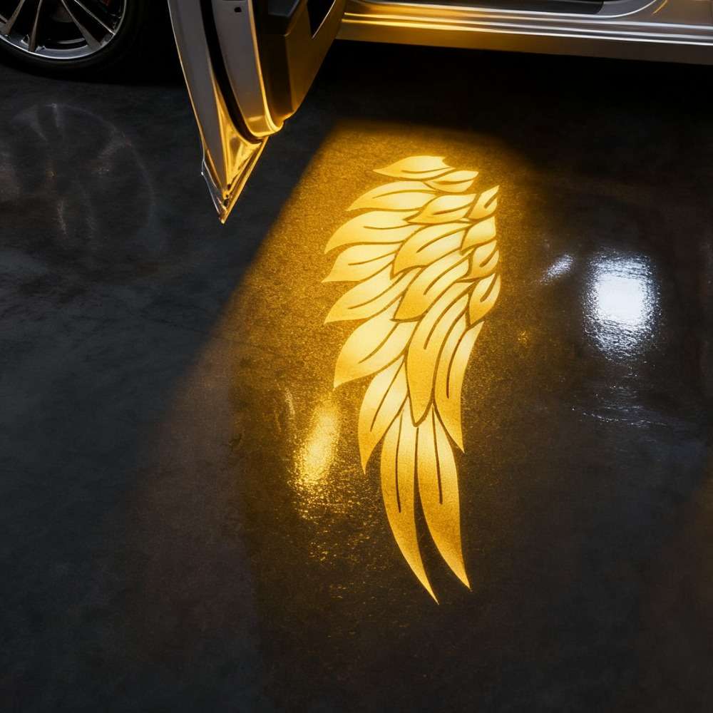 Car Lights Color Blue Wings Quantity 2Pcs
