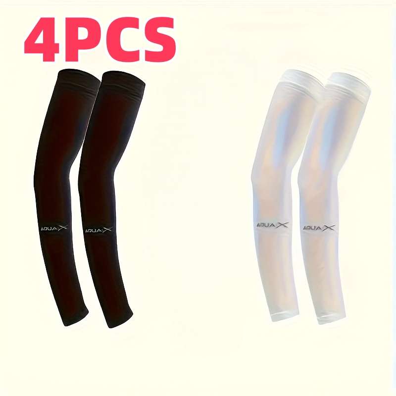 Sunscreen Sleeves Color 2Pcs Dark