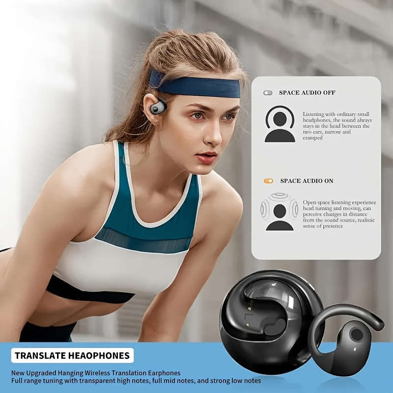 Rechargeable Wireless Earbuds Headphones Headset