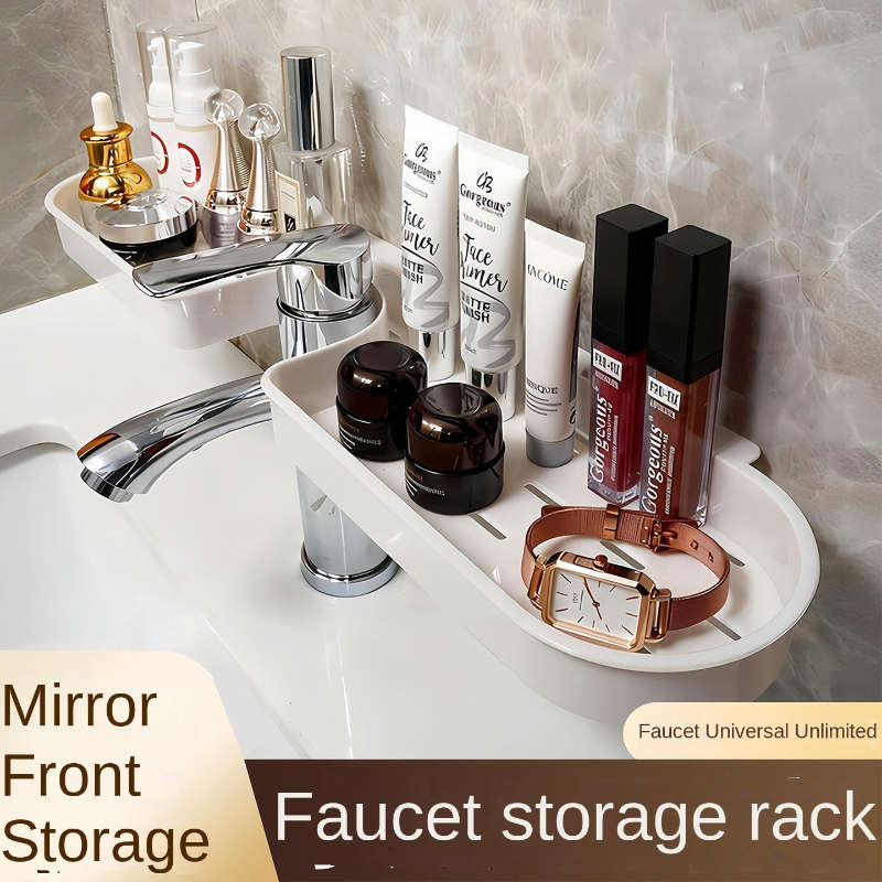 Bathroom Storage Rack Color White