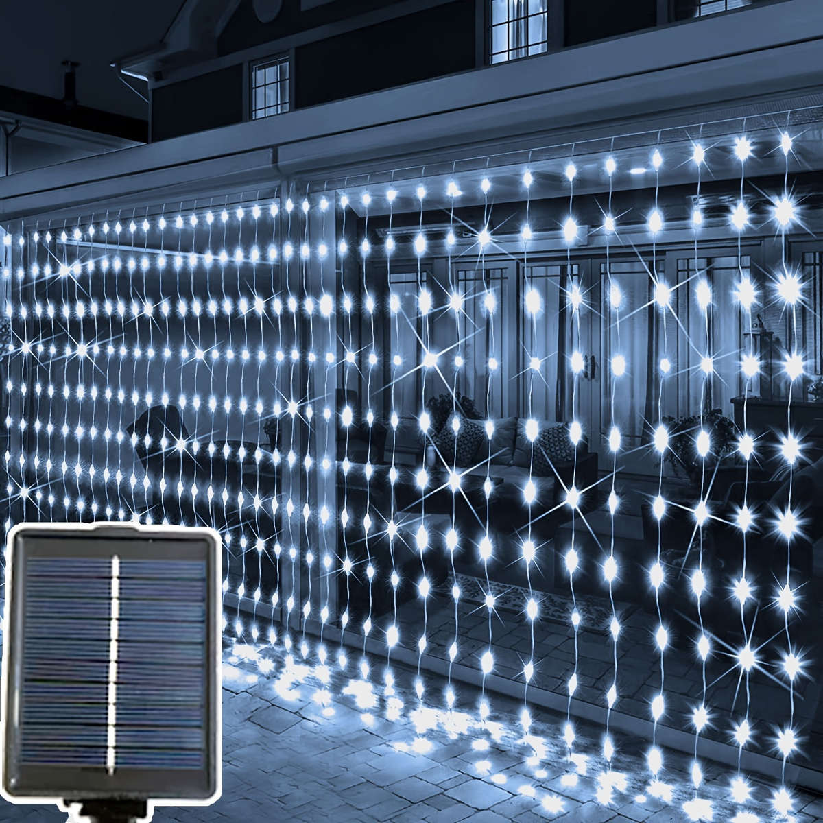 200 Led Solar Powe Fairy Lights Color 2M