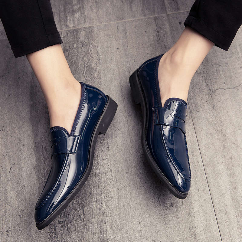 Mens Leather Shoes Color Black Sizeuk 7
