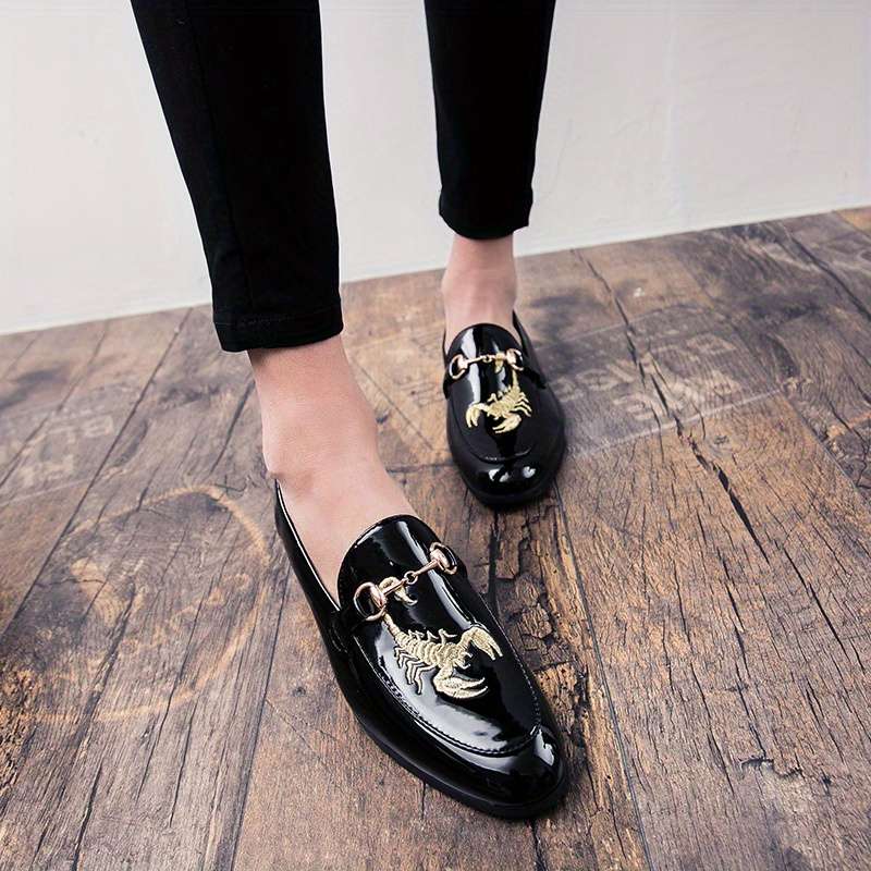 Mens Leather Shoes Color Black Sizeuk 7