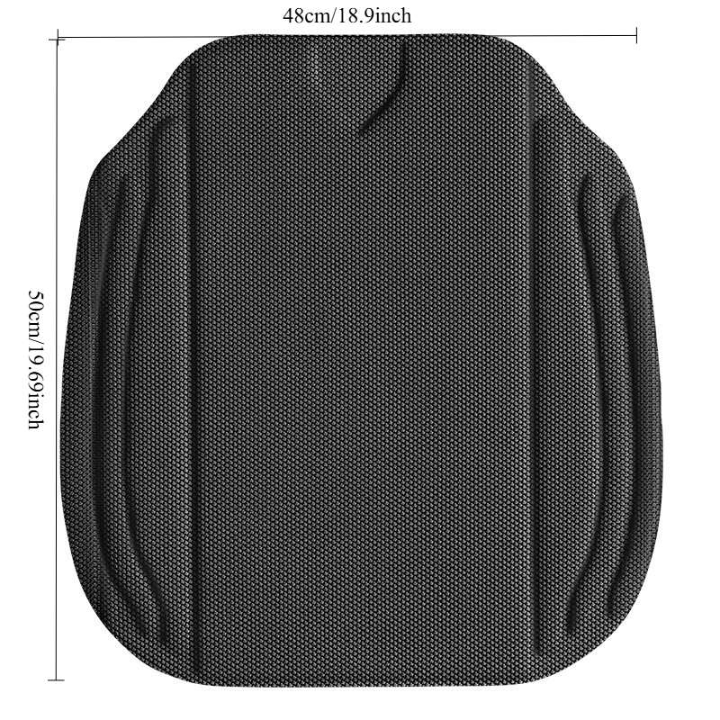Car Seat Cushion 2Pcs Square Pad Red