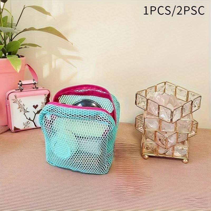 Storage Bag Quantity 2Pcs Purple Green