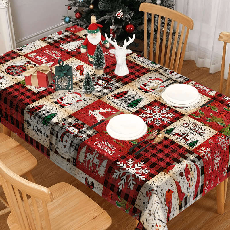 Christmas Tablecloth Size 139.7X200.0Cm