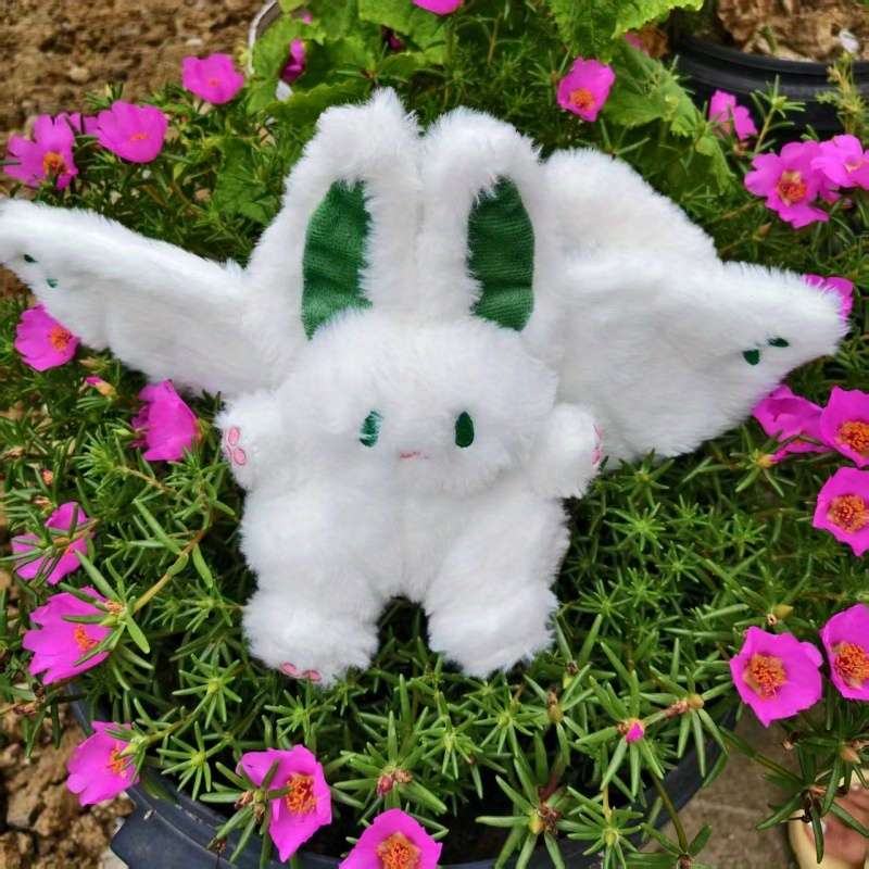 Plush Toyss color Pink Model Bat Flying Hare