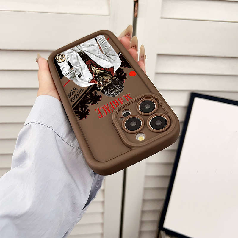 1Pc Mixed Color For iPhone 7 Plus 8 Plus Scarface Tribute Pattern Phone Case