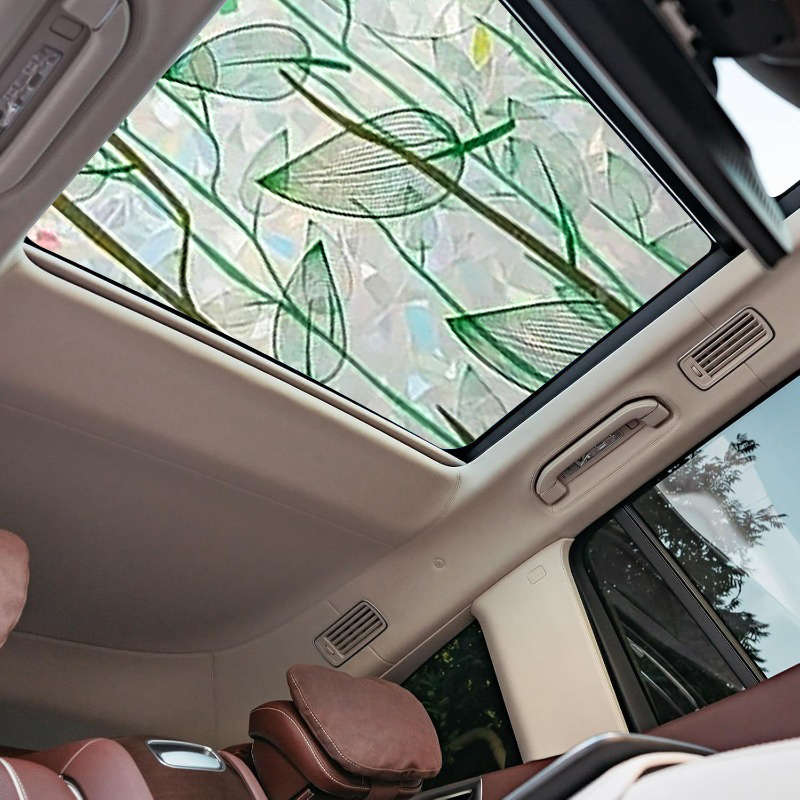 Car Sun Shades Color Spring Morning