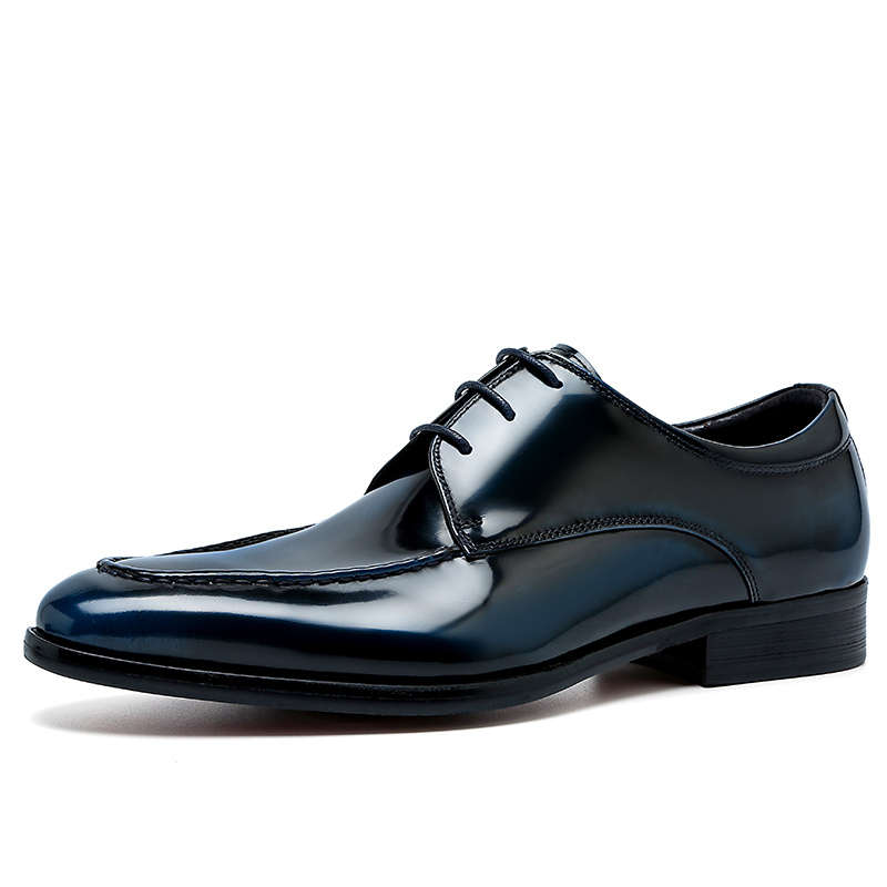 Mens Leather Shoes Color Blue Sizeuk 7.5