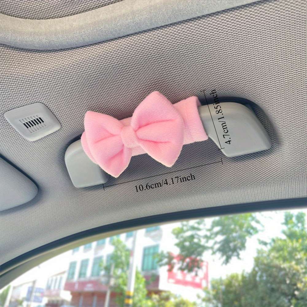 Car Interior Decor Color 2Pcs Black
