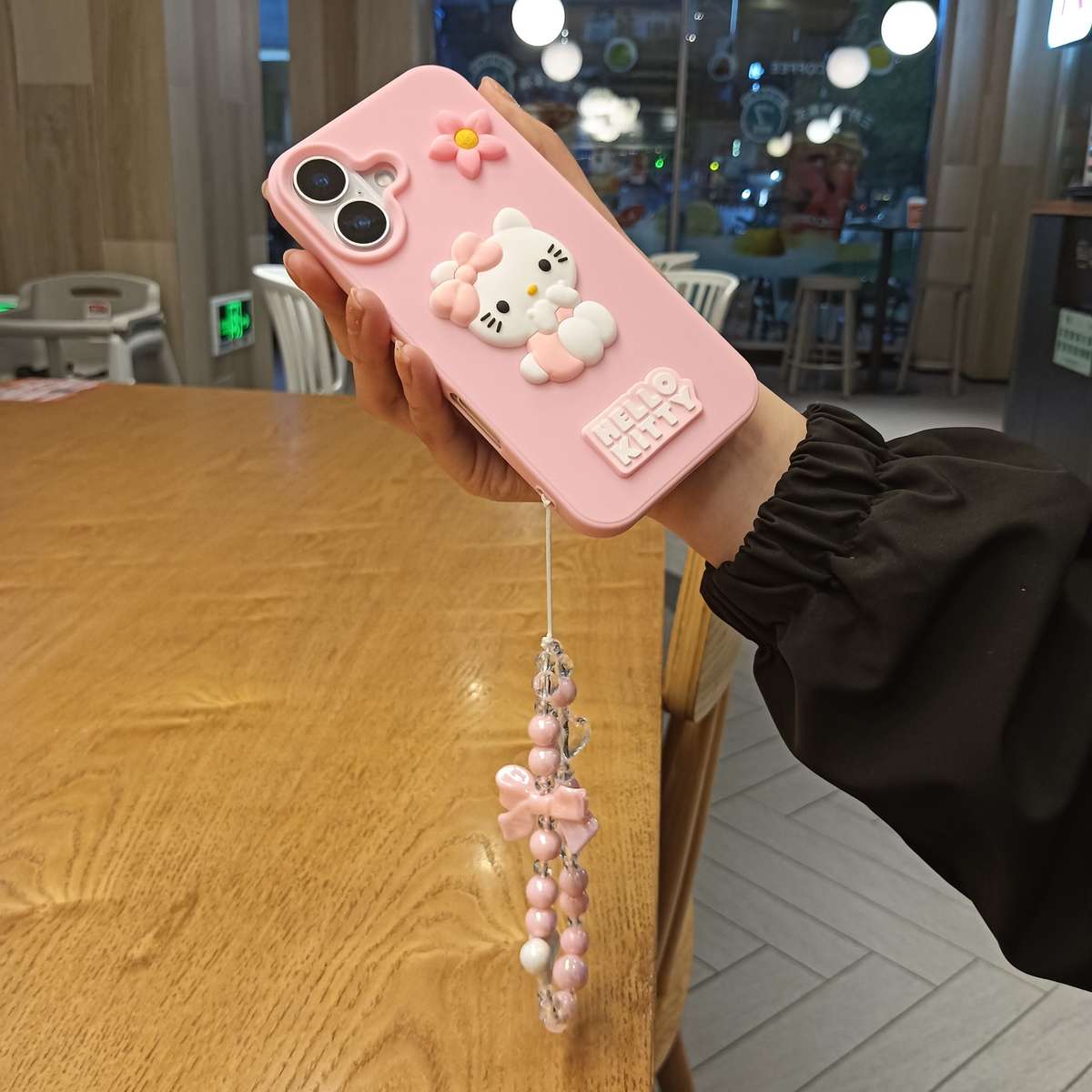 Pink Red Color For iPhone Phone Case