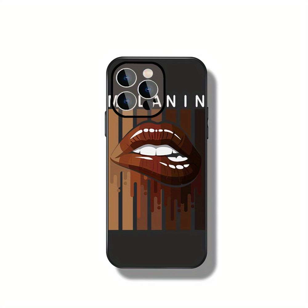 1Pc Black For iPhone 16 Plus Celebrating Melanin Phone Case