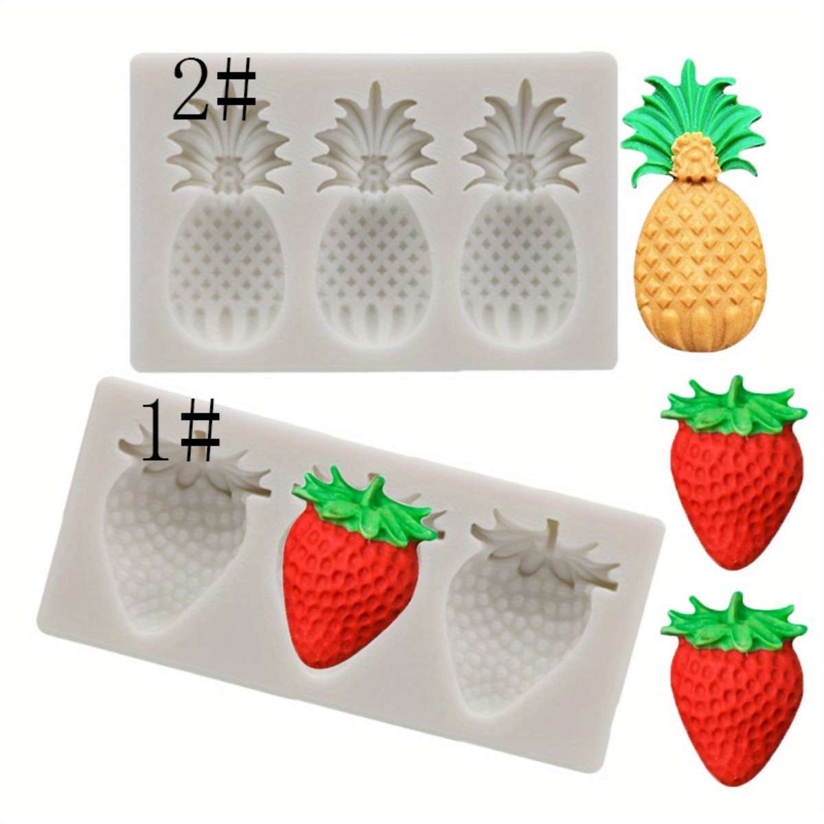 Suitable For Baking Molds Color Style 2 Pineapple Pink