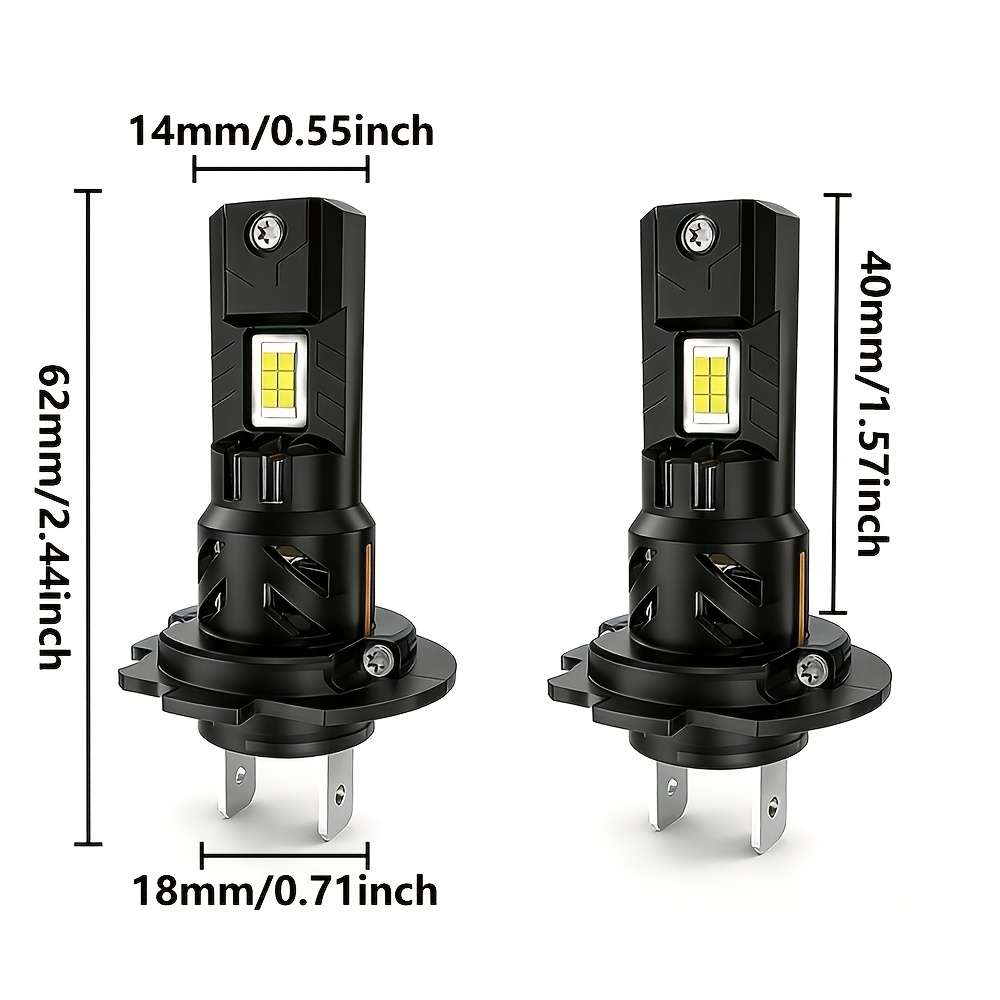 Car Lights Color 2Pcs H7