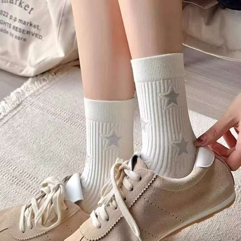 Women S Socks Color White Quantity 6 Pairs