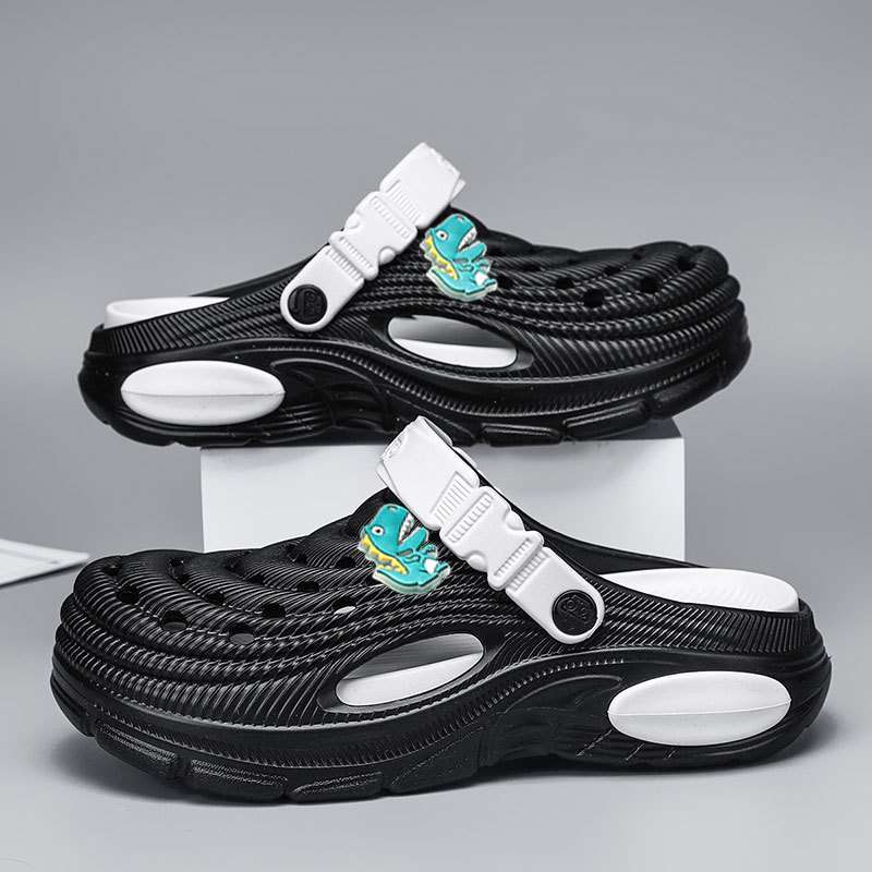 Sandals Color Black And White Size Uk 8.5 9