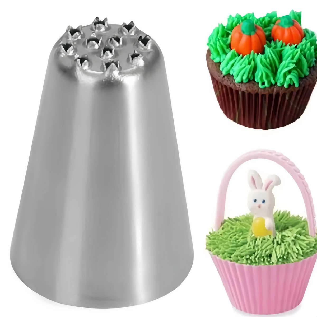 Piping Nozzle Items 3Pcs Cream Decorative Nozzle