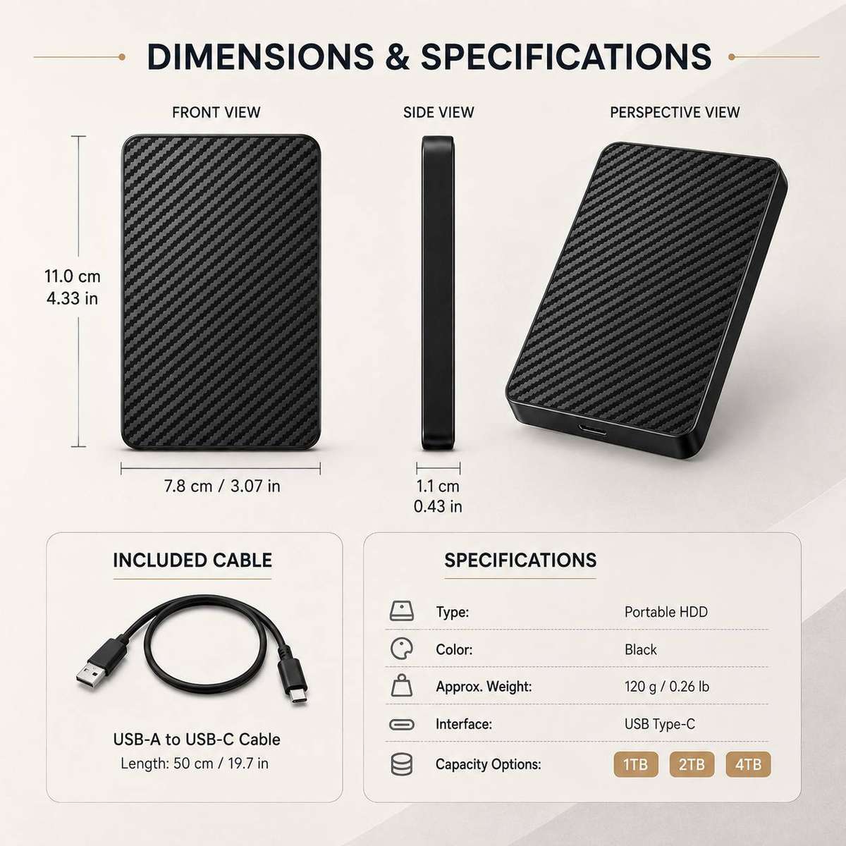Usb Flash Drive Storage 2Tb