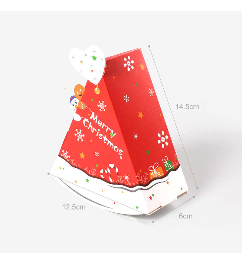 Christmas Gift Boxes Color Green-6Pcs
