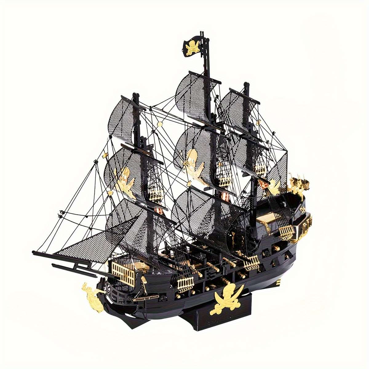 3D Jigsaw Puzzle Model Ship Style Black Pearl Quantity One Box