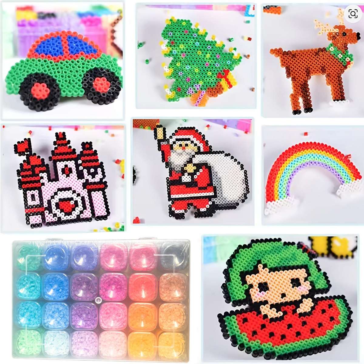 Perler Bead Set 24 Color Bean Paste Set
