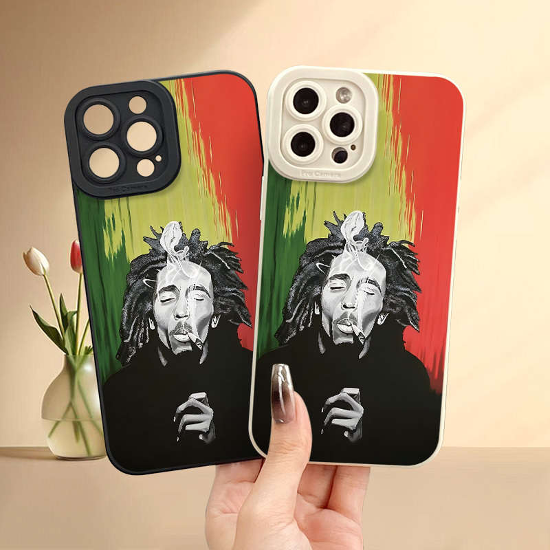 1Pc Black For iPhone 11 Smoking Men Design Phone Case