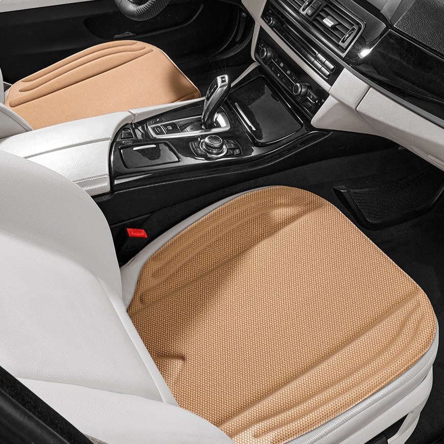 Car Seat Cushion 2Pcs Square Pad Red