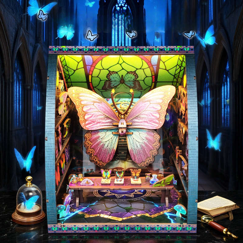 3D Model Desktop Ornaments Style Butterfly Museum