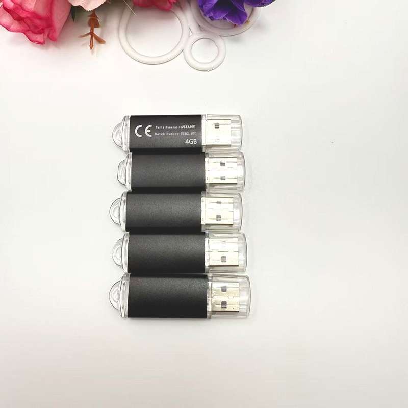 Usb Flash Drive Color 5Pcs Black Storage 2Gb