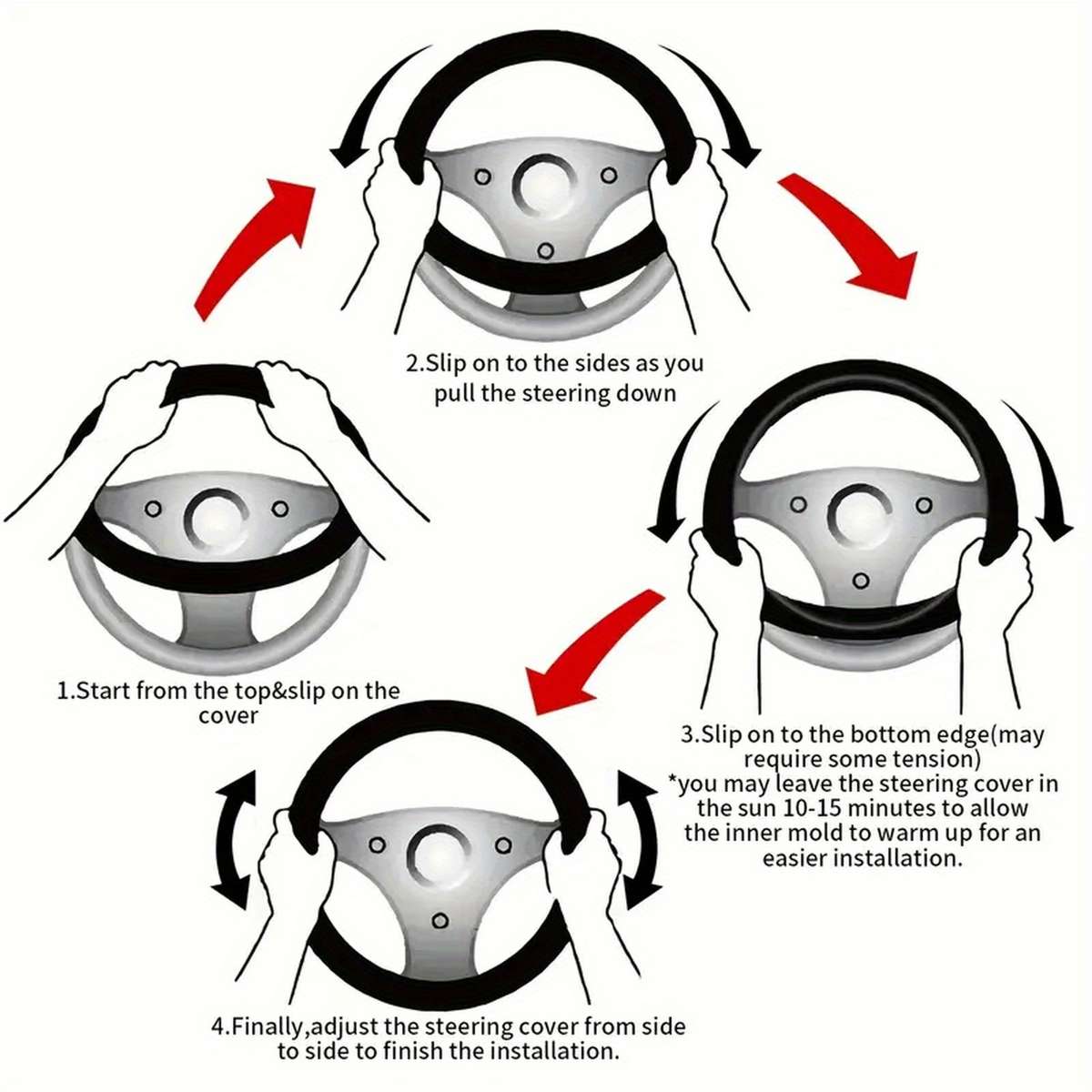 Car Steering Wheel Cover