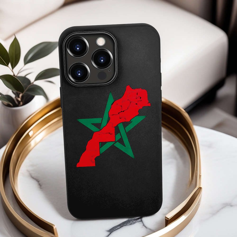 1Pc Black For iPhone 7 Plus 8 Plus Moroccan Style Star Map Phone Case