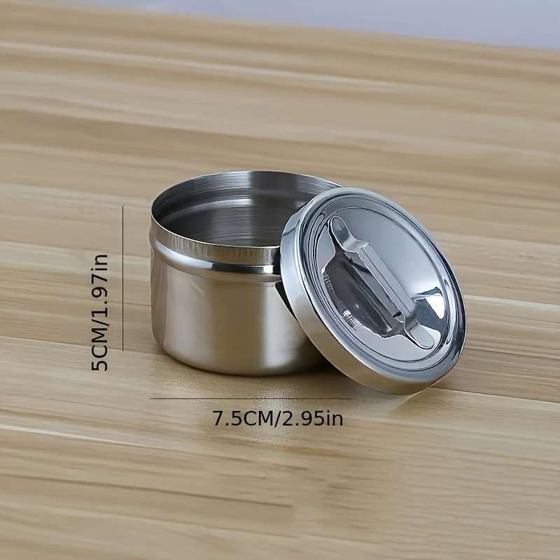 Antibacterial Box Stainless Steel Can 1Pc