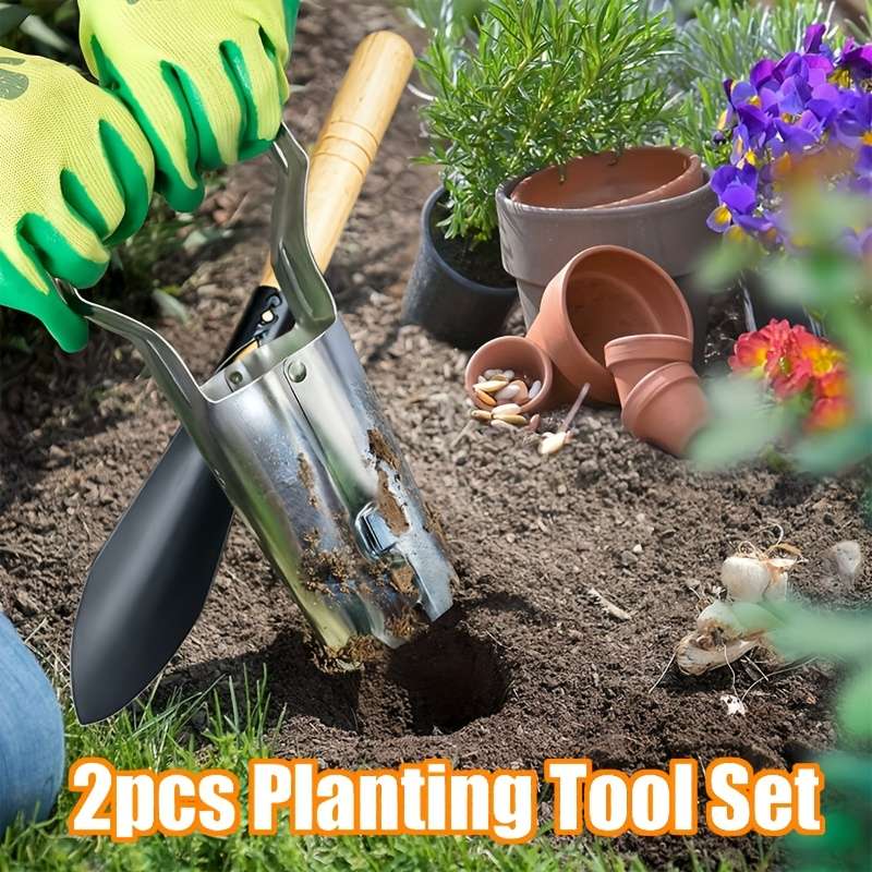 Garden Supplies Items 2Pcs Transplanting Tool Pointed Shovel