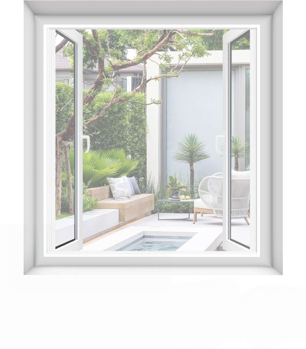 Mosquito Screens For Doors And Windows White Edge White Network Size 65cm*135cm