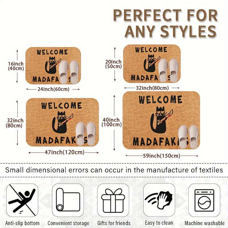 Floor Mats Size 39.4X59.1Inch