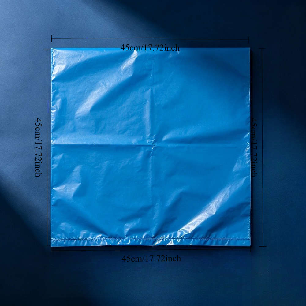 Trash Bagblue 5 Rolls100 Sheets