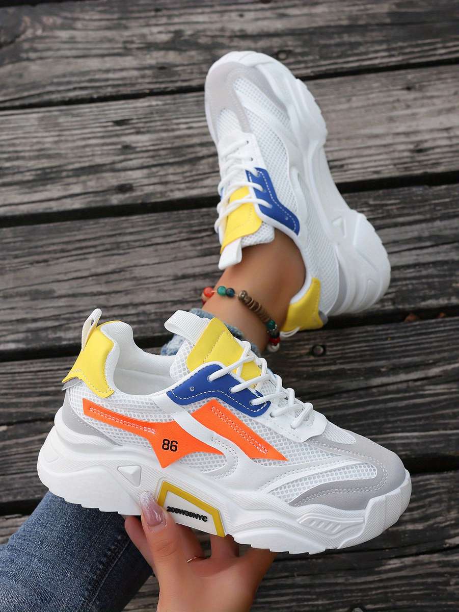 Women S Sneakers Color Blue And White Sizeuk 4