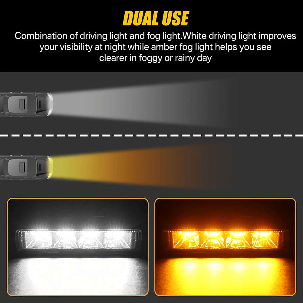 Car Lights Color Whiteyellow Quantity 2Pcs