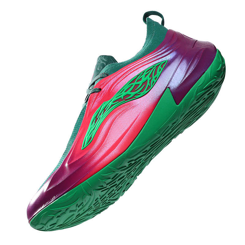 Sneakers Wine Red Green Size Uk 7