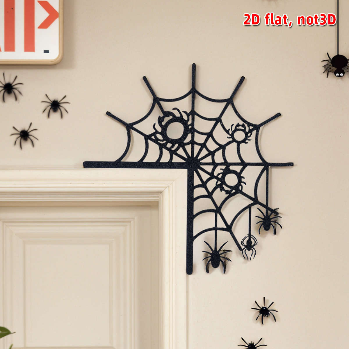 Car Interior Decor Style Ghost Door Corner Sticker Ghost