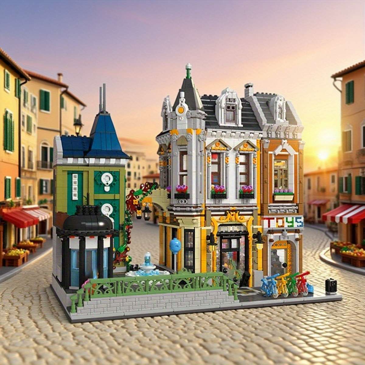 Building Toy Architectural Model Toy Set Style Jx 89112
