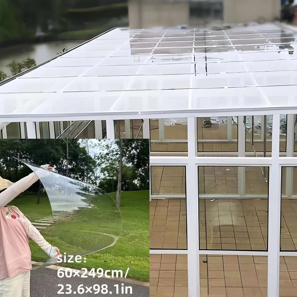 Polycarbonate Sheets Style Tea Color 60249Cm