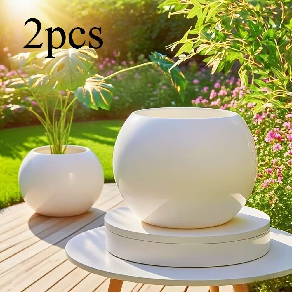Flowerpot Size L23*H18Cm Beige Quantity2Pcs