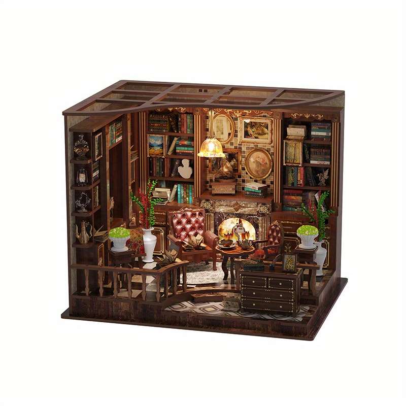 3D House Puzzle Model Model Left Bank Bookstore